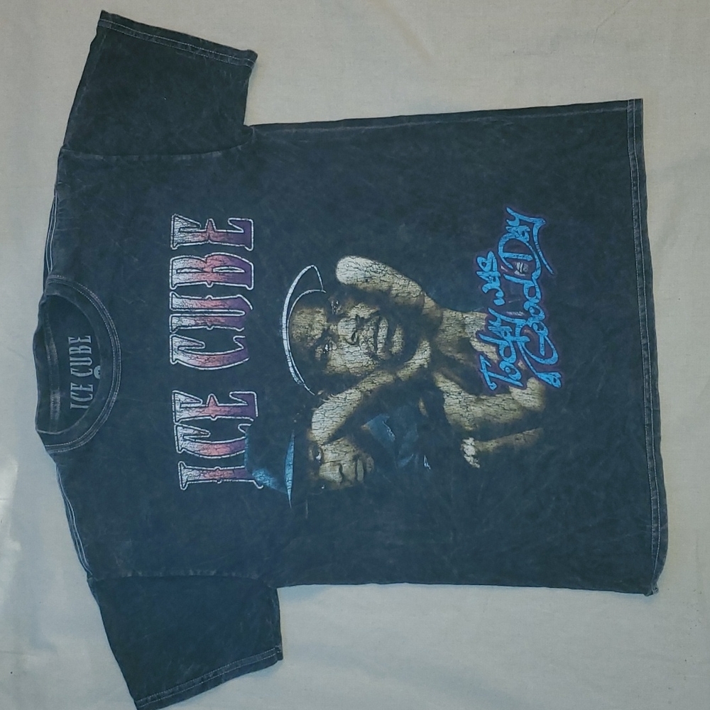 Ice Cube mens distressed graphic tee